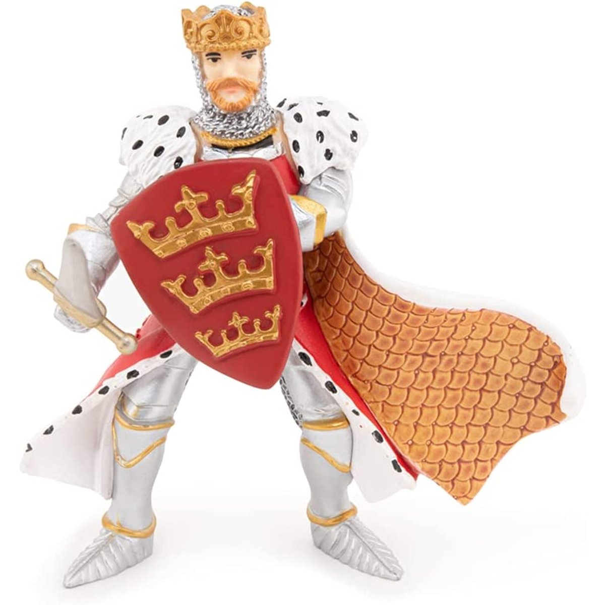 Figurine Roi Arthur rouge, PAPO