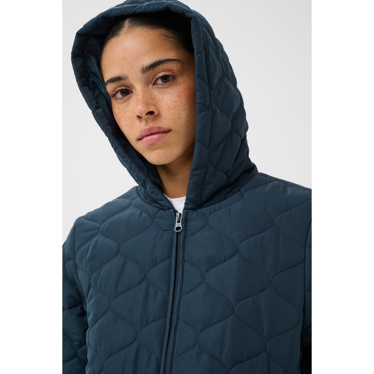 Manteau bleu blueberry, KAFFE