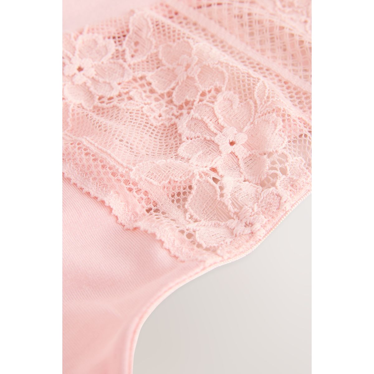 Culotte en dentelle et modal, lot de 3 kaki/rose clair/crème, NEXT