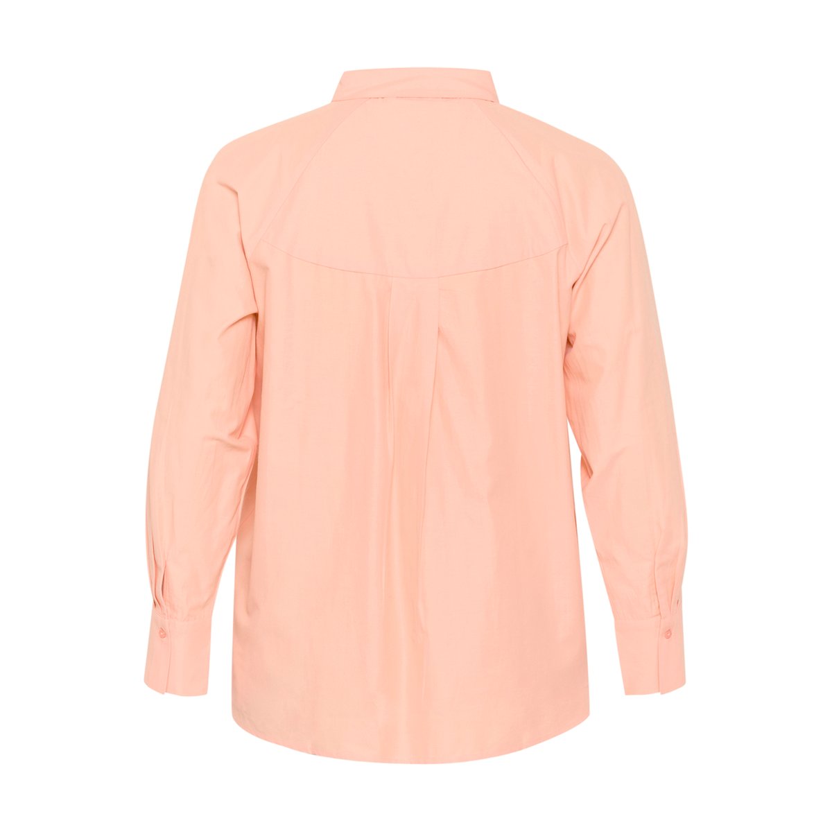 Long sleeved shirt orange peach nectar, KAFFE CURVE