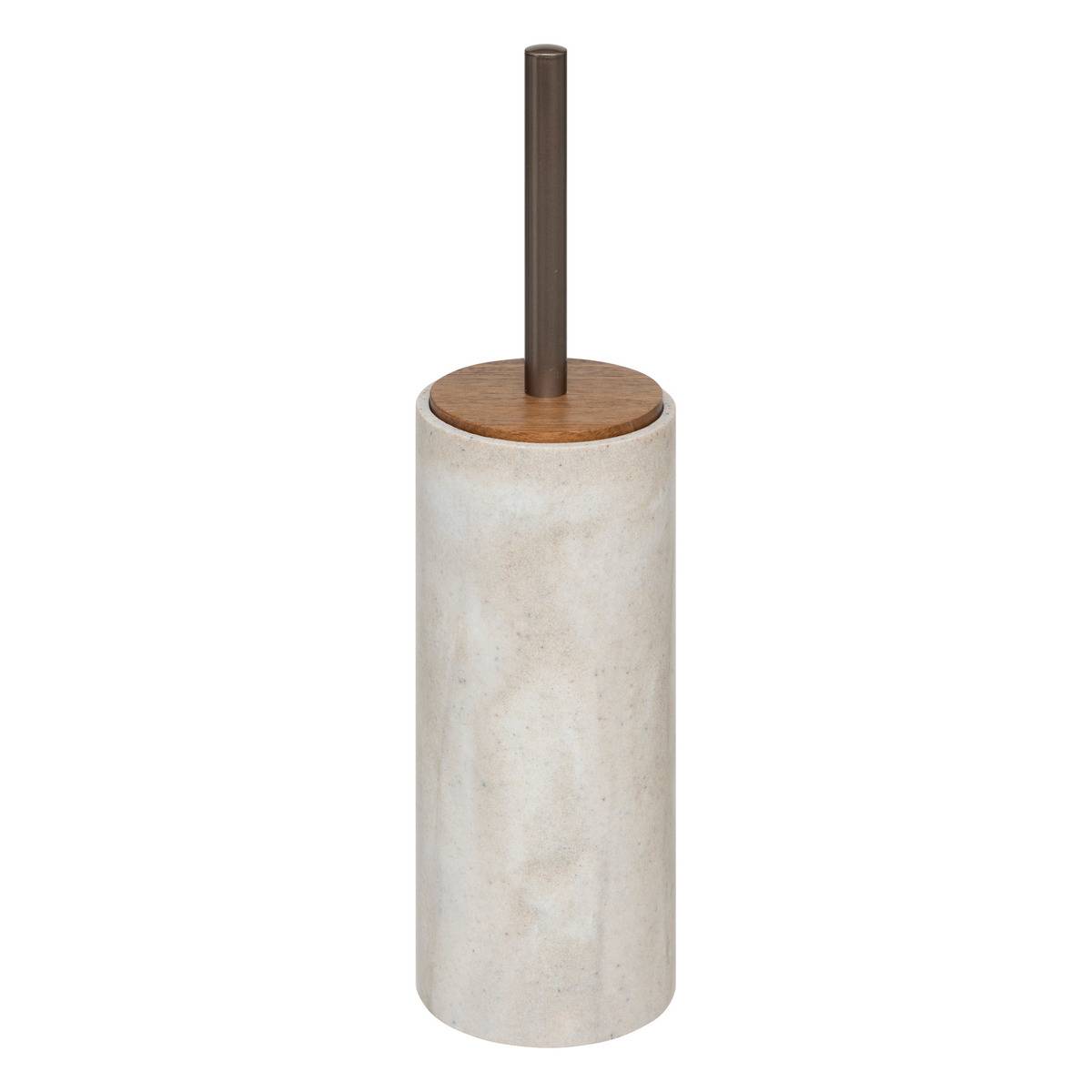 Brosse WC effet travertin CÔME beige, 5FIVE SIMPLY SMART