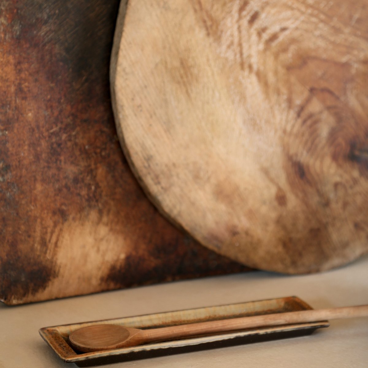 Repose-Cuillère Poterie, Casafina by COSTA NOVA mocha brown, COSTA NOVA