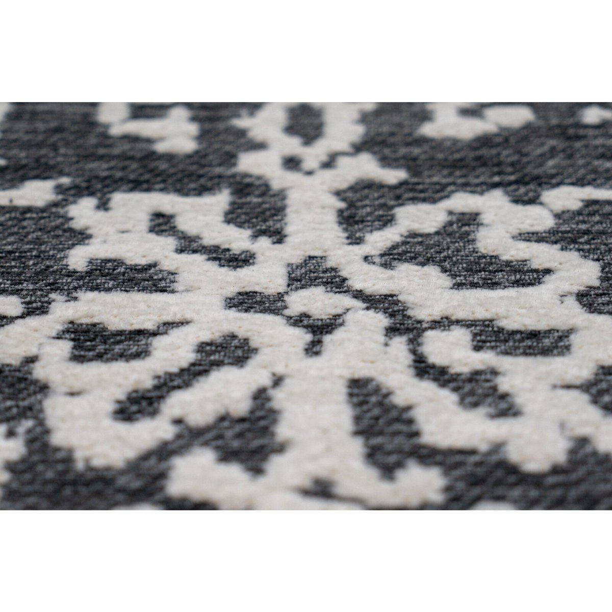 Tapis rectangulaire en coton, RIVIÈRE gris, ARTE ESPINA