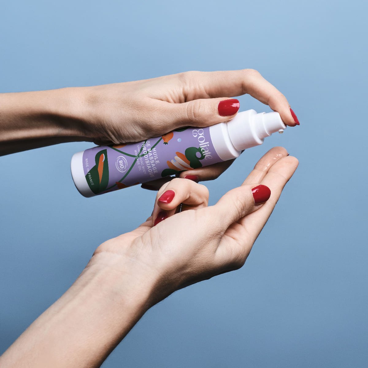 Huile De Massage Intégral - Aphrodisiaque coloris unique, GOLIATE