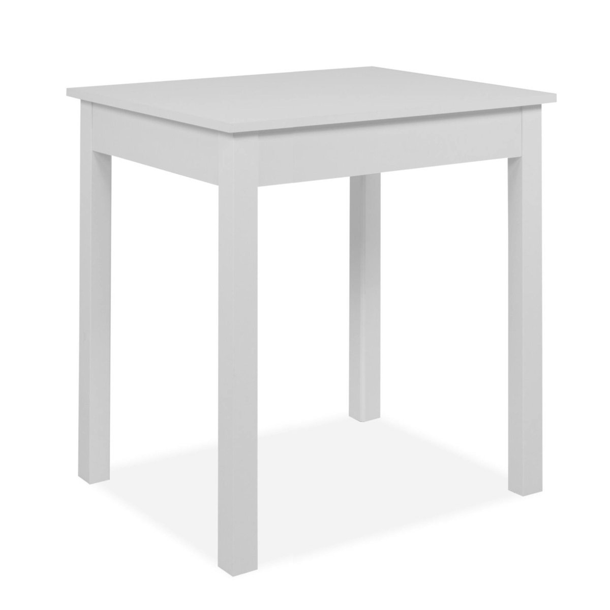 Table à manger 4 places style loft ALVA blanc, PIER IMPORT