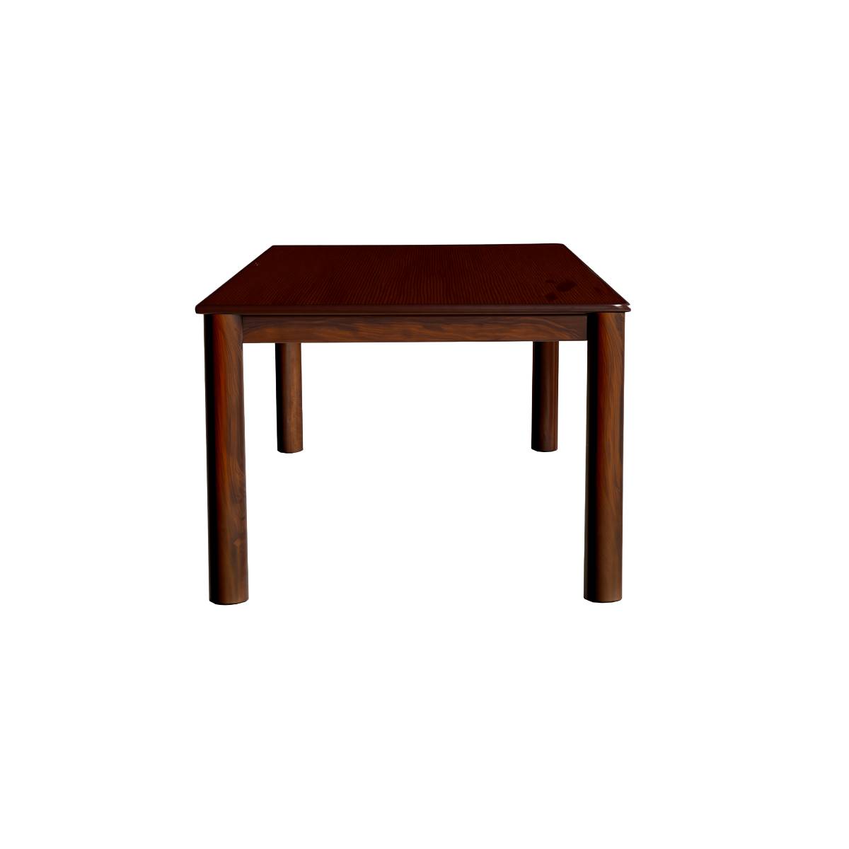 Table à manger en bois de manguier RIVEN bois foncé, MADE IN MEUBLES 
