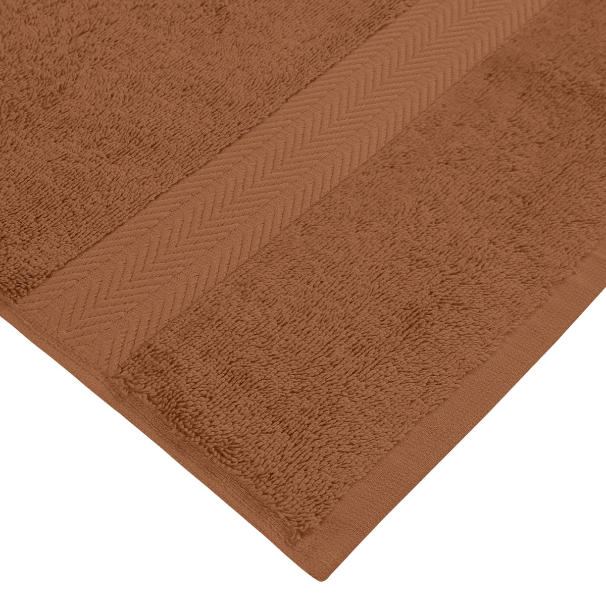 Drap de bain 550 g/m² LUXURY brique, SENSEI MAISON