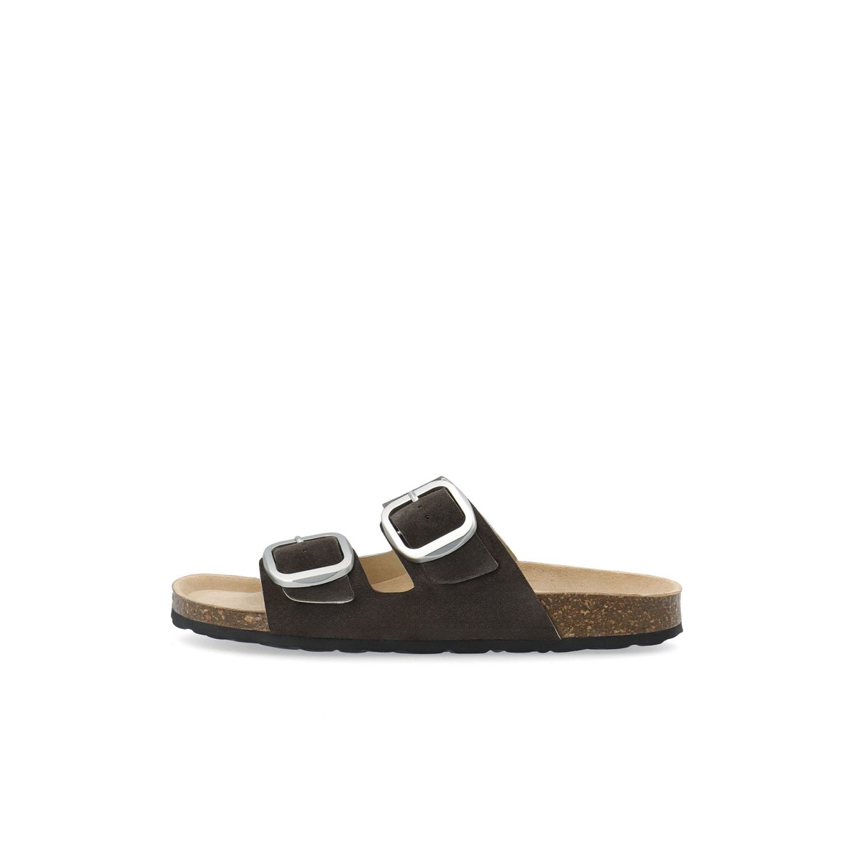 Mules Plates marron - brown, BIANCO