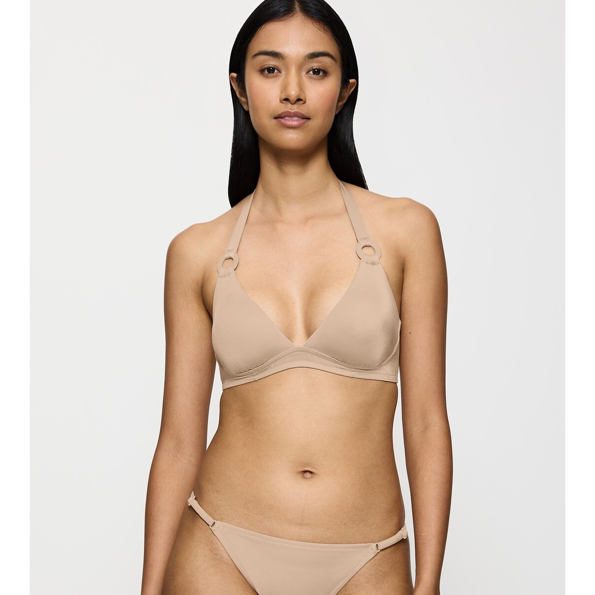 Midnight Swim Triangle Bikini Top golden beige, TRIUMPH