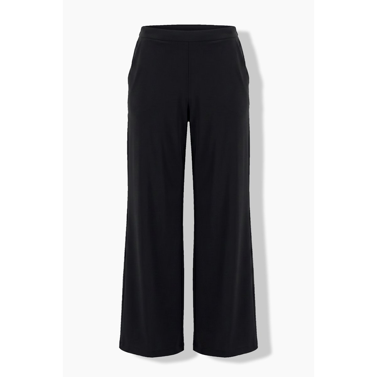 Pantalon en techno-stretch noir, ULLA POPKEN