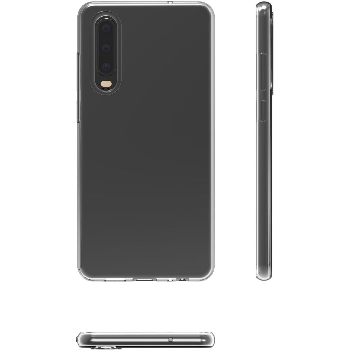Coque Huawei P30 Pro Souple Transparent transparent, ESSENTIEL B