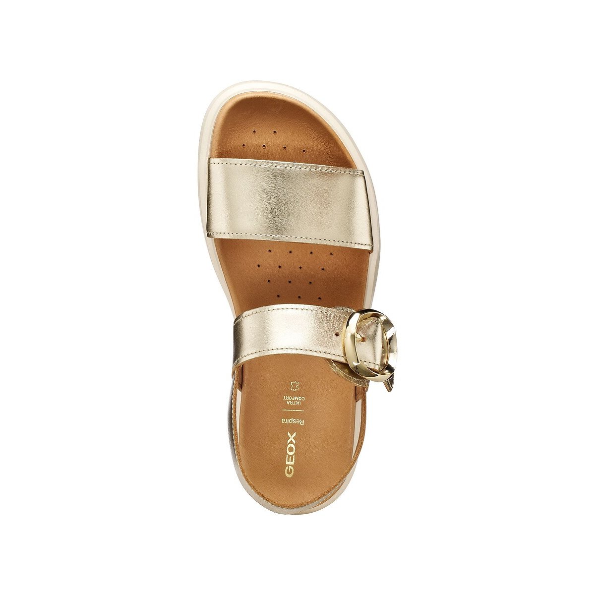 Xand 2S Leather Sandals platinum, GEOX