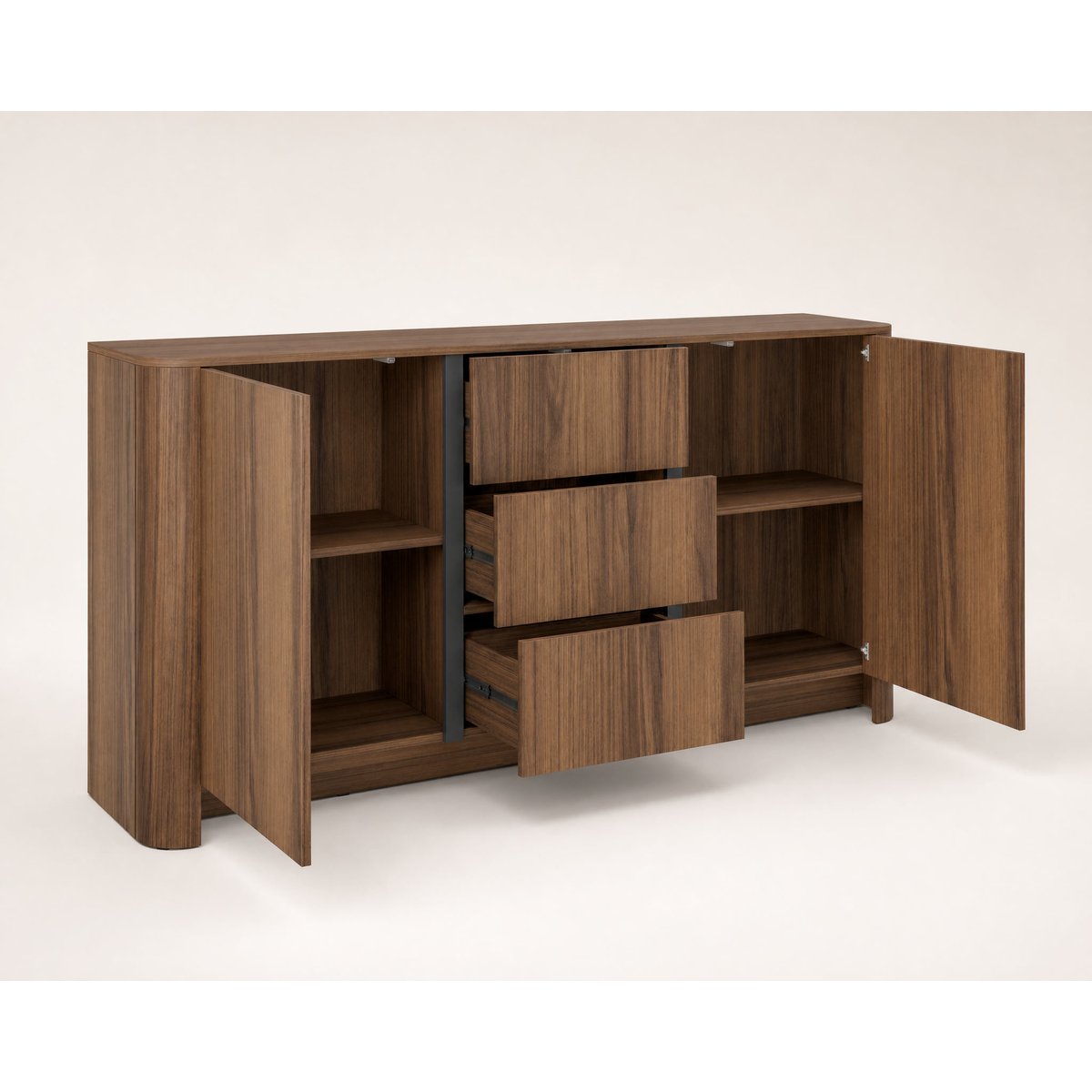 Buffet - YOURI effet noyer, LISA DESIGN