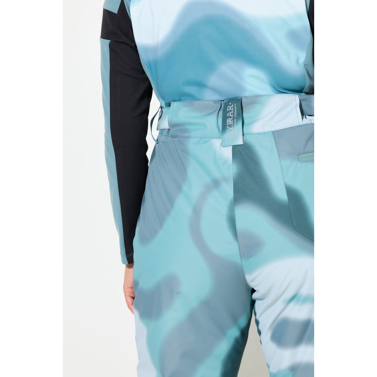 Pantalon de ski HYPRAR déperlant avec genoux vert glacier, ULLA POPKEN