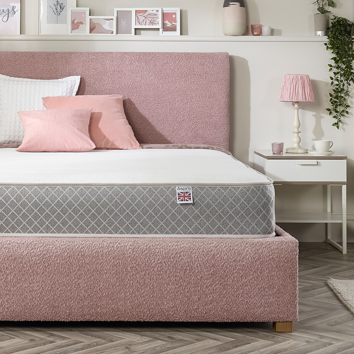 Hybrid Dual Layer Pro Eco Foam Mattress white, ASPIRE