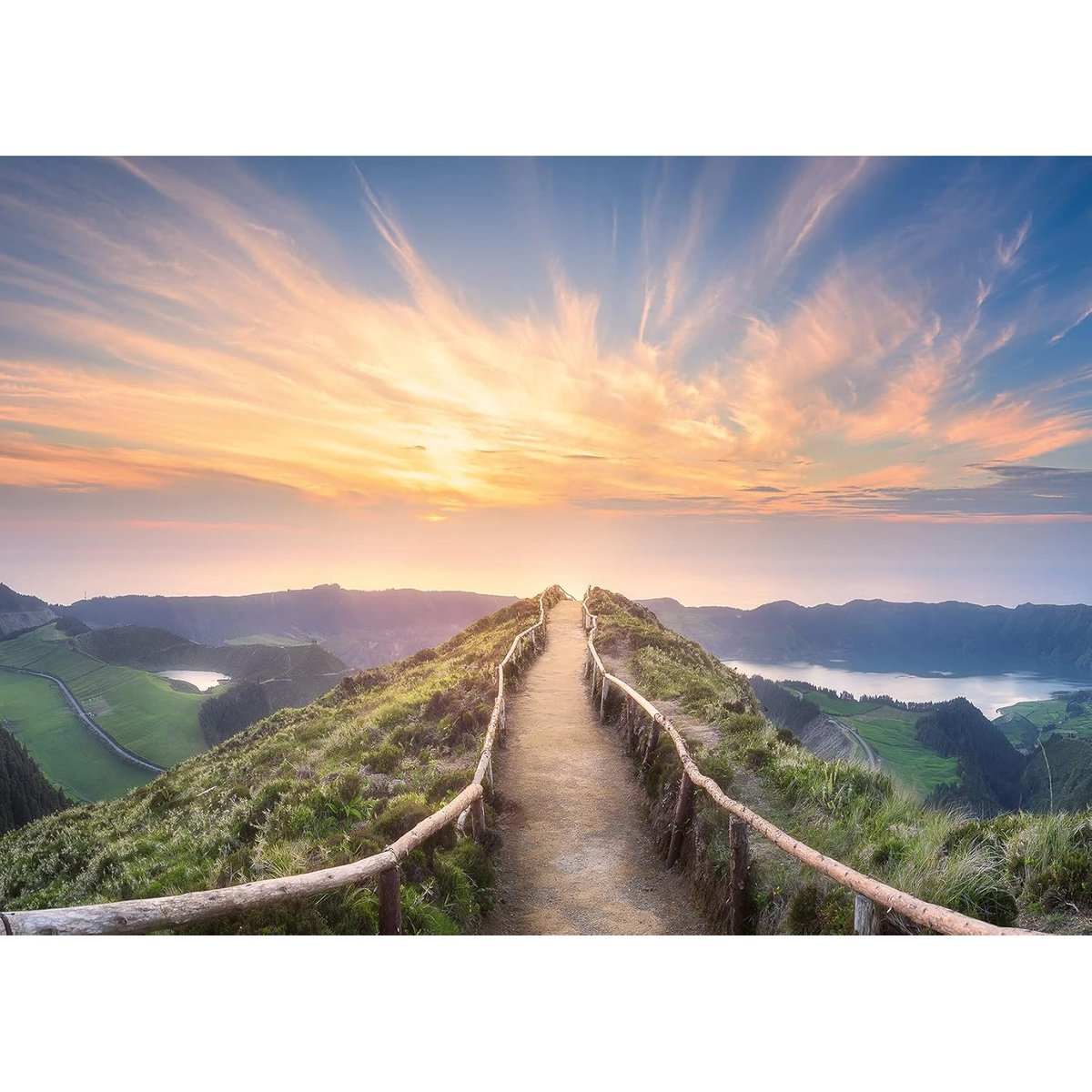 Puzzle - Paysage de montagnes au Portugal multicolore, RAVENSBURGER