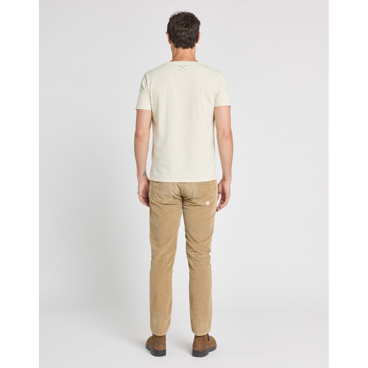 PANTALON REGULAR VELOURS BEIGE beige, PULLIN