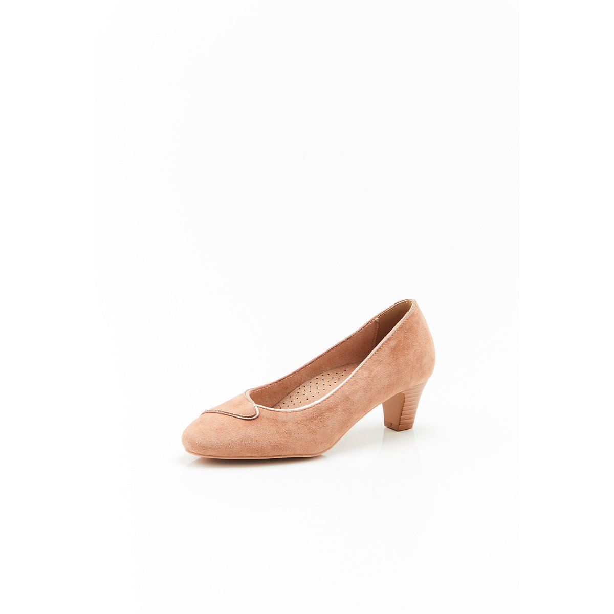 Escarpins fantaisie marron camel, DAMART