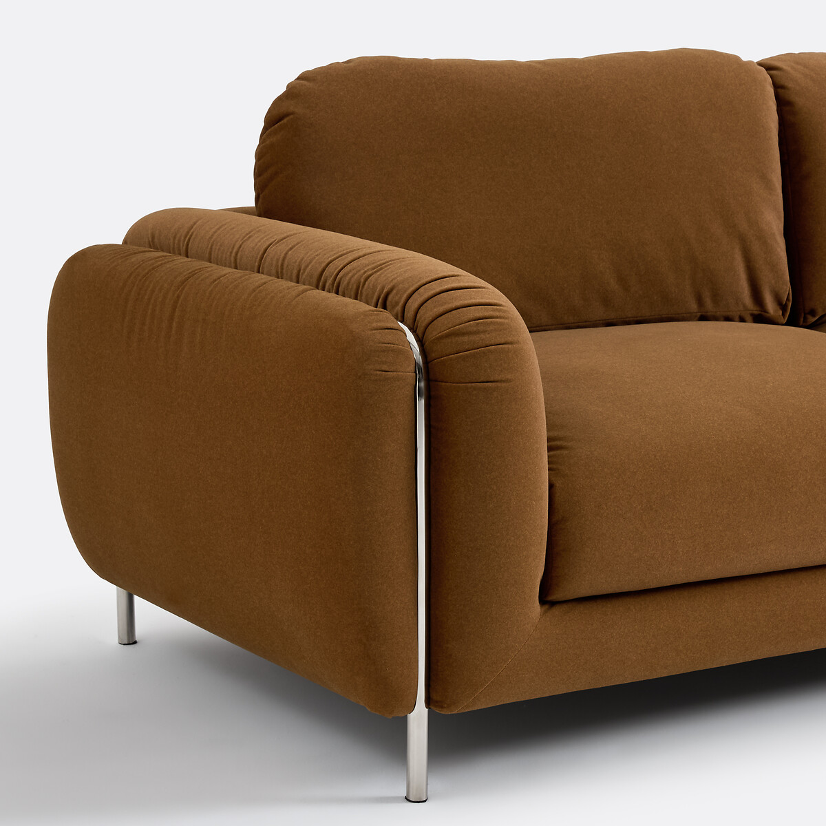 3-Sitzer-Sofa, Giorgia karamell, LA REDOUTE INTERIEURS