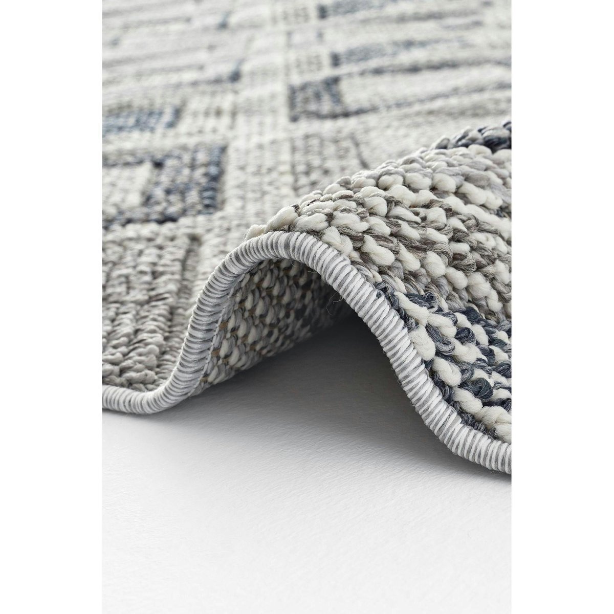 Tapis décoratif à motifs 120x180 ISTANBUL gris (losanges), PIER IMPORT