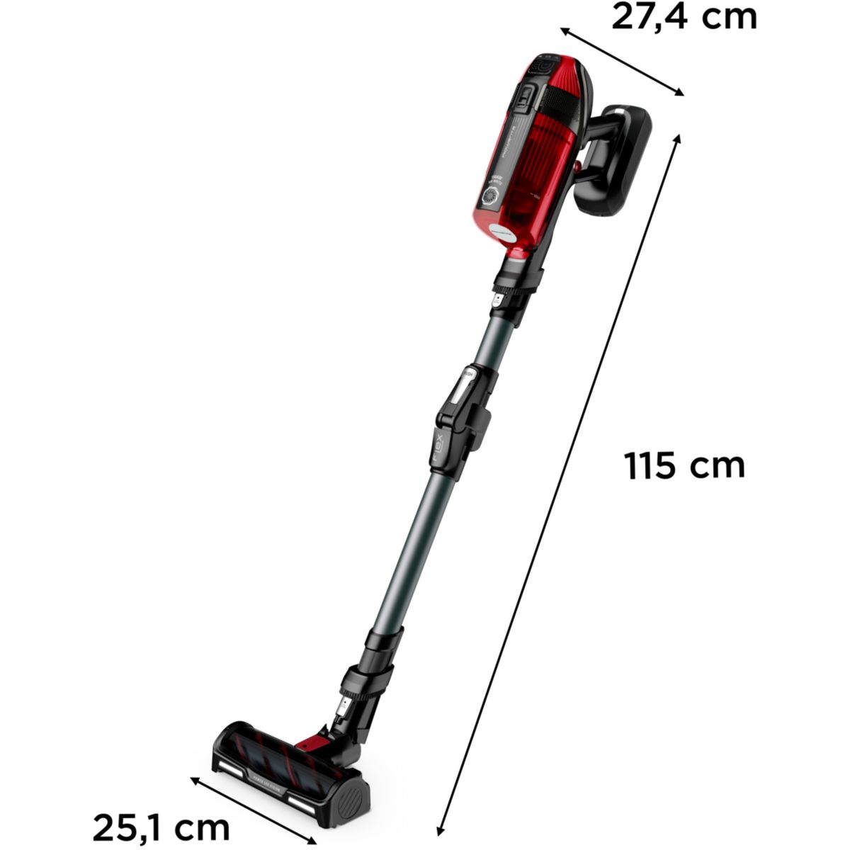Aspirateur balai X Force Flex 12.60 Animal Care RH98A3WO couleur unique, ROWENTA