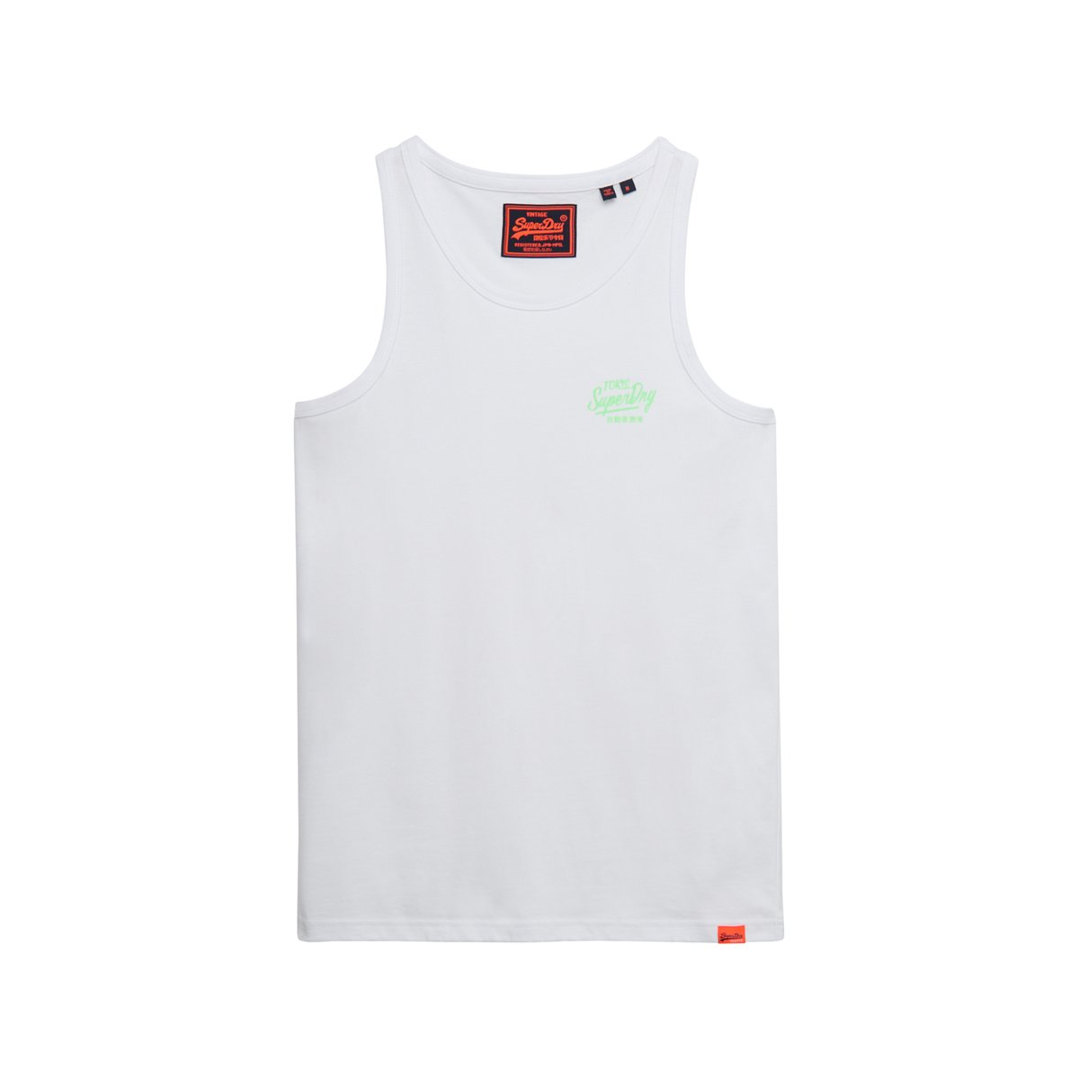 Débardeur Contrast Script optic, SUPERDRY