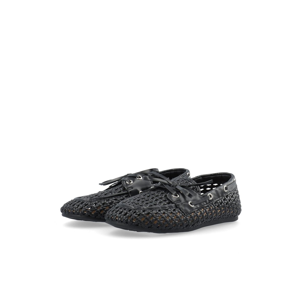 Chaussures Bateau black1, BIANCO