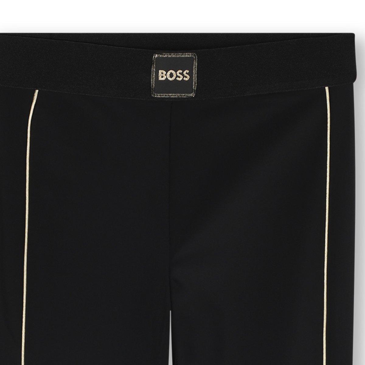 Leggings in jersey black, BOSS KIDSWEAR