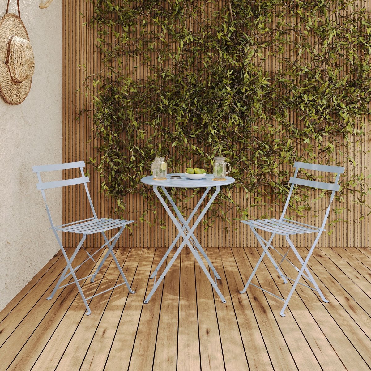 Chaise de jardin Kayla - KAYLA bleu pastel, MAISON PAVANE
