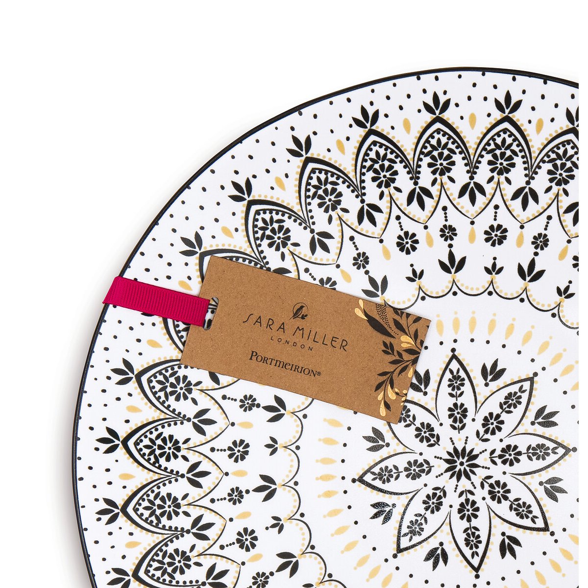 Artisanne Noir Medium Serving Bowl white, SARA MILLER