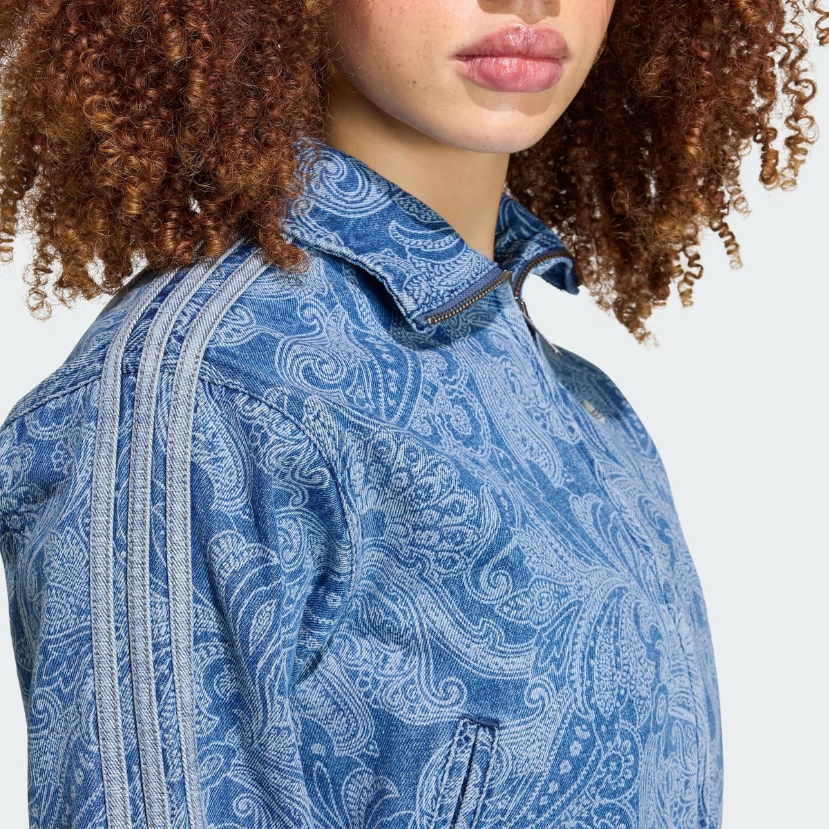 Veste De Survêtement Denim Adidas Liberty London Firebird Veste De Survêtement Denim Adidas Liberty London Firebird denim blue / light denim, adidas Originals