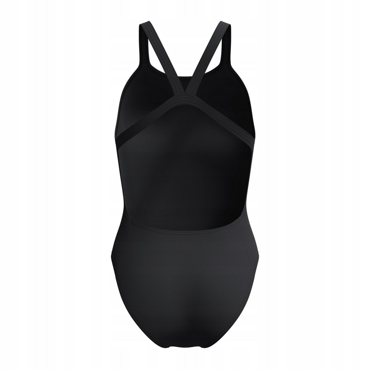 Maillot de bain 1 pièce motif/style uni noir, SPEEDO