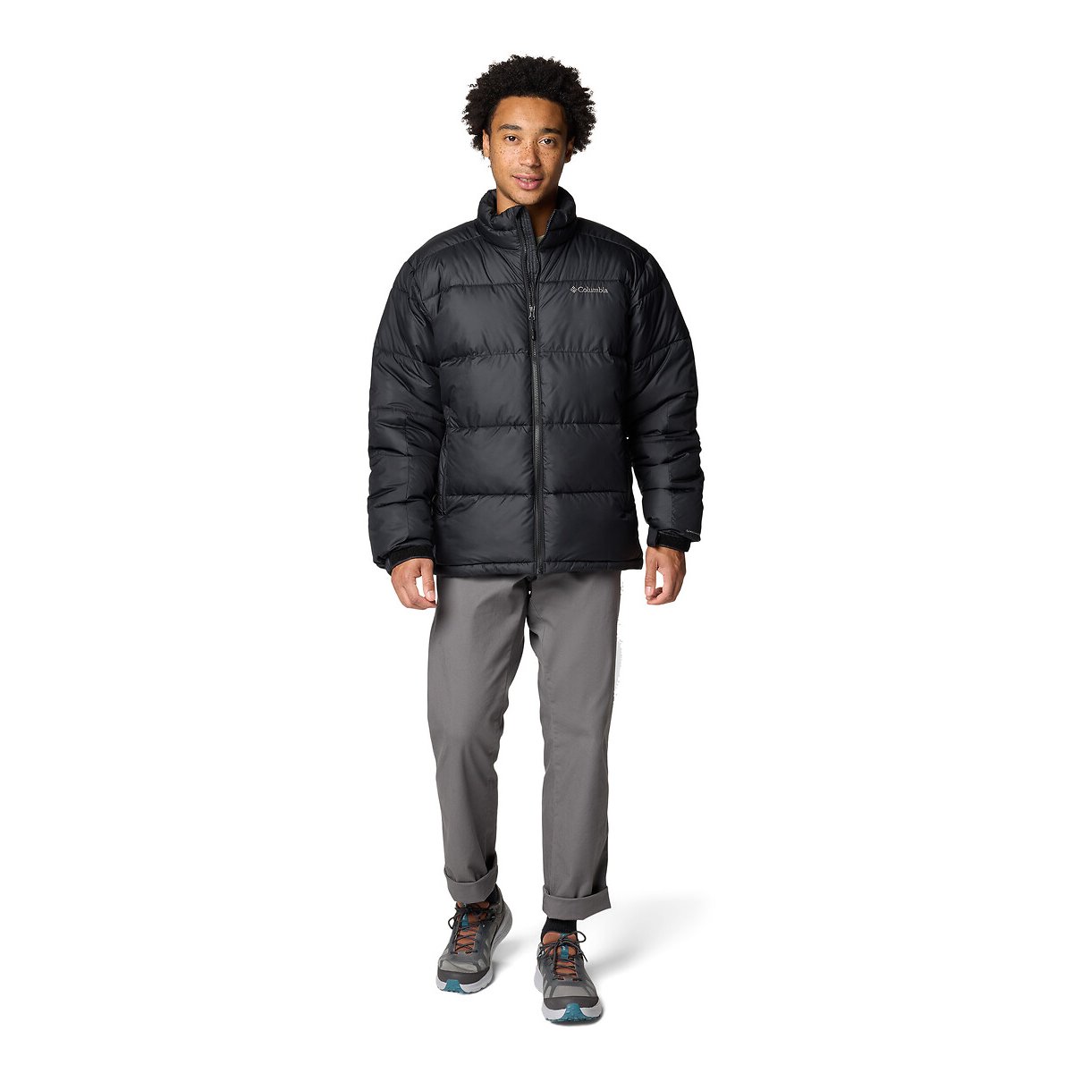 Pike Lake Padded Jacket with Zip Fastening black, COLUMBIA