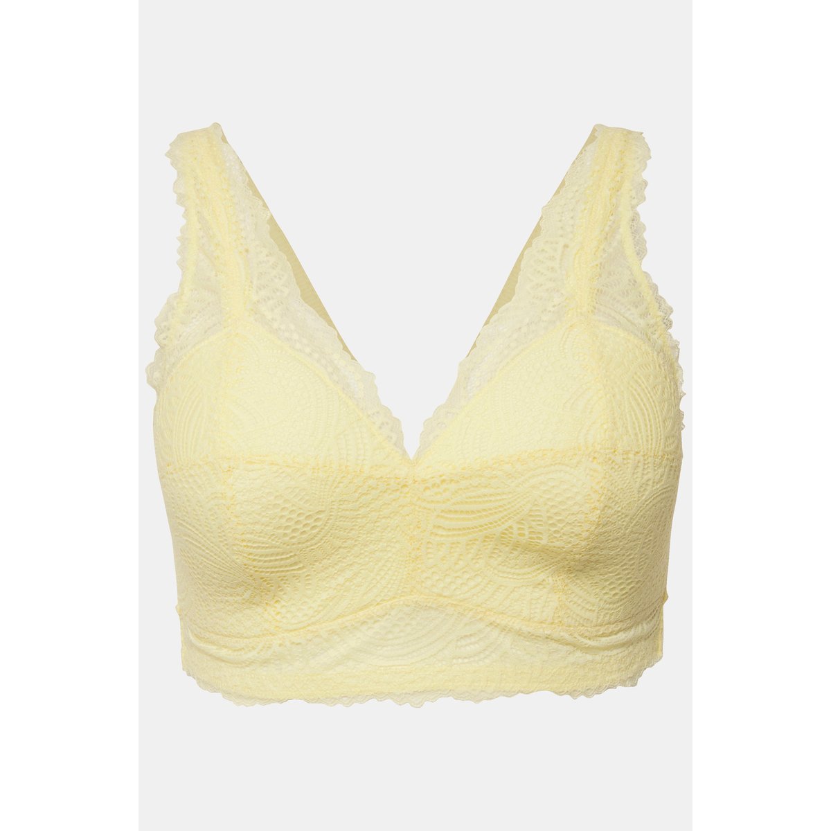 Bralette sans armatures, à bonnets souples jaune clair, ULLA POPKEN