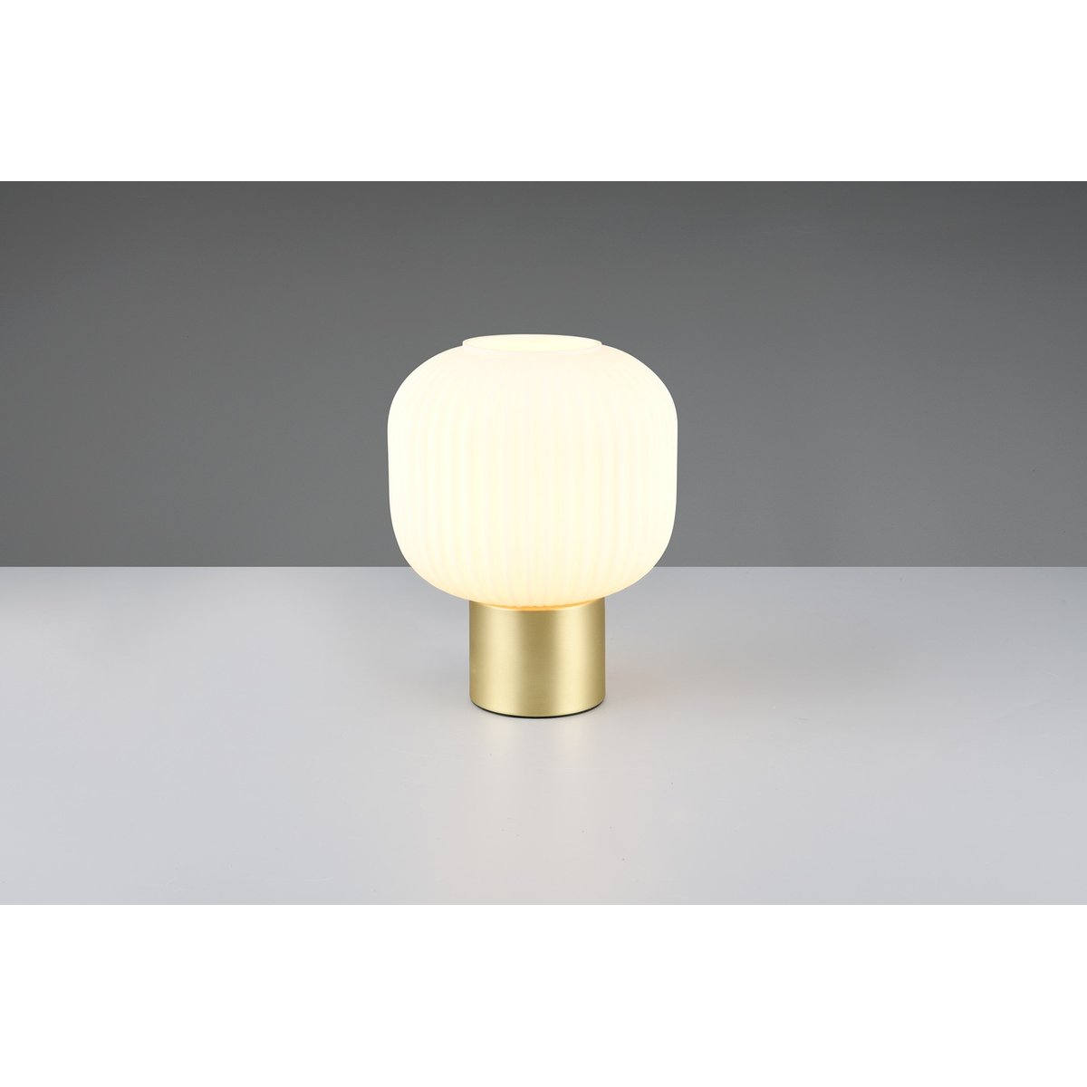Lampe design en verre, DIVA blanc, TRIO