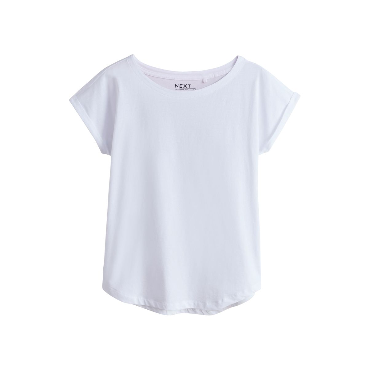 T-shirt à mancherons, lot de 5 violet/bleu/jaune beurre/rose/blanc, NEXT