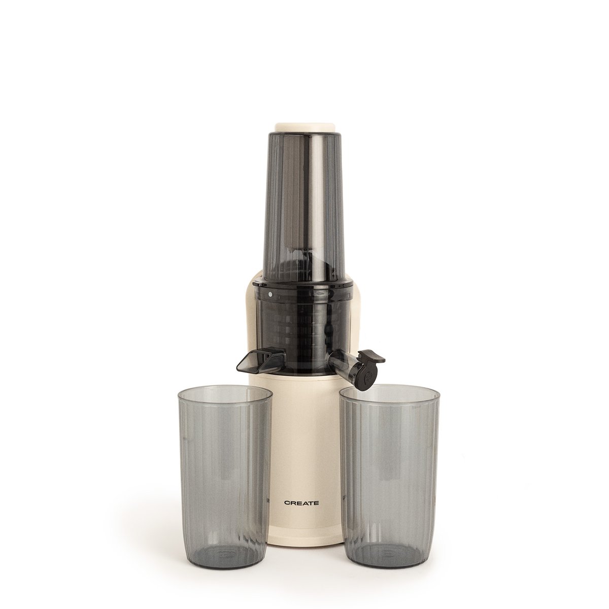 Extracteur de jus lent 150W JUICER SLOW MINI blanc cassé, CREATE
