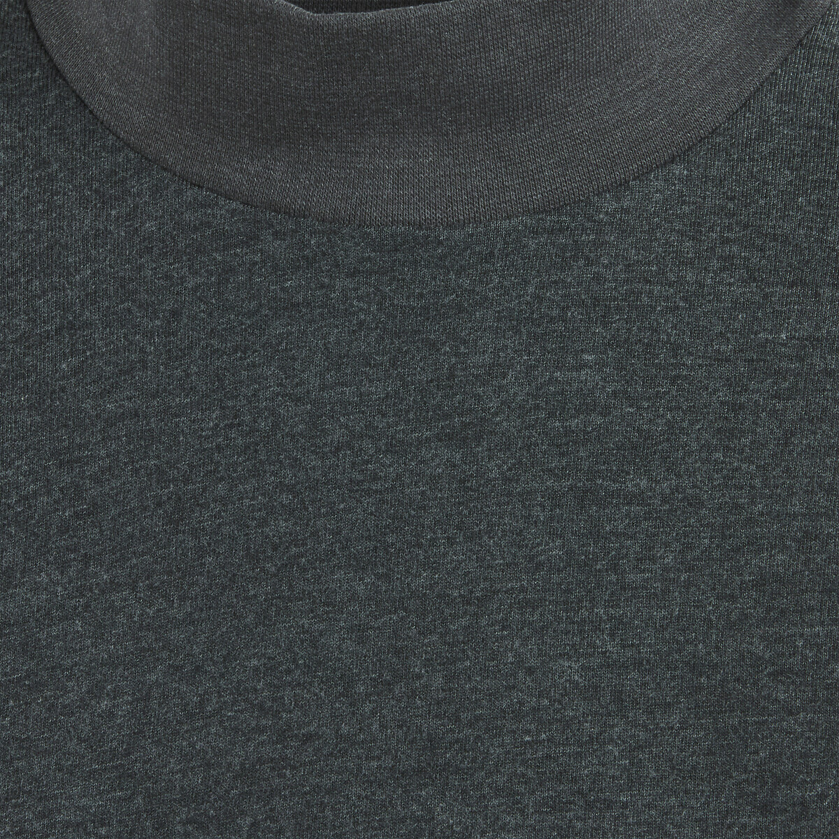 Lot de 3 sous-pulls, à manches longues et col montant noir + gris, LA REDOUTE COLLECTIONS