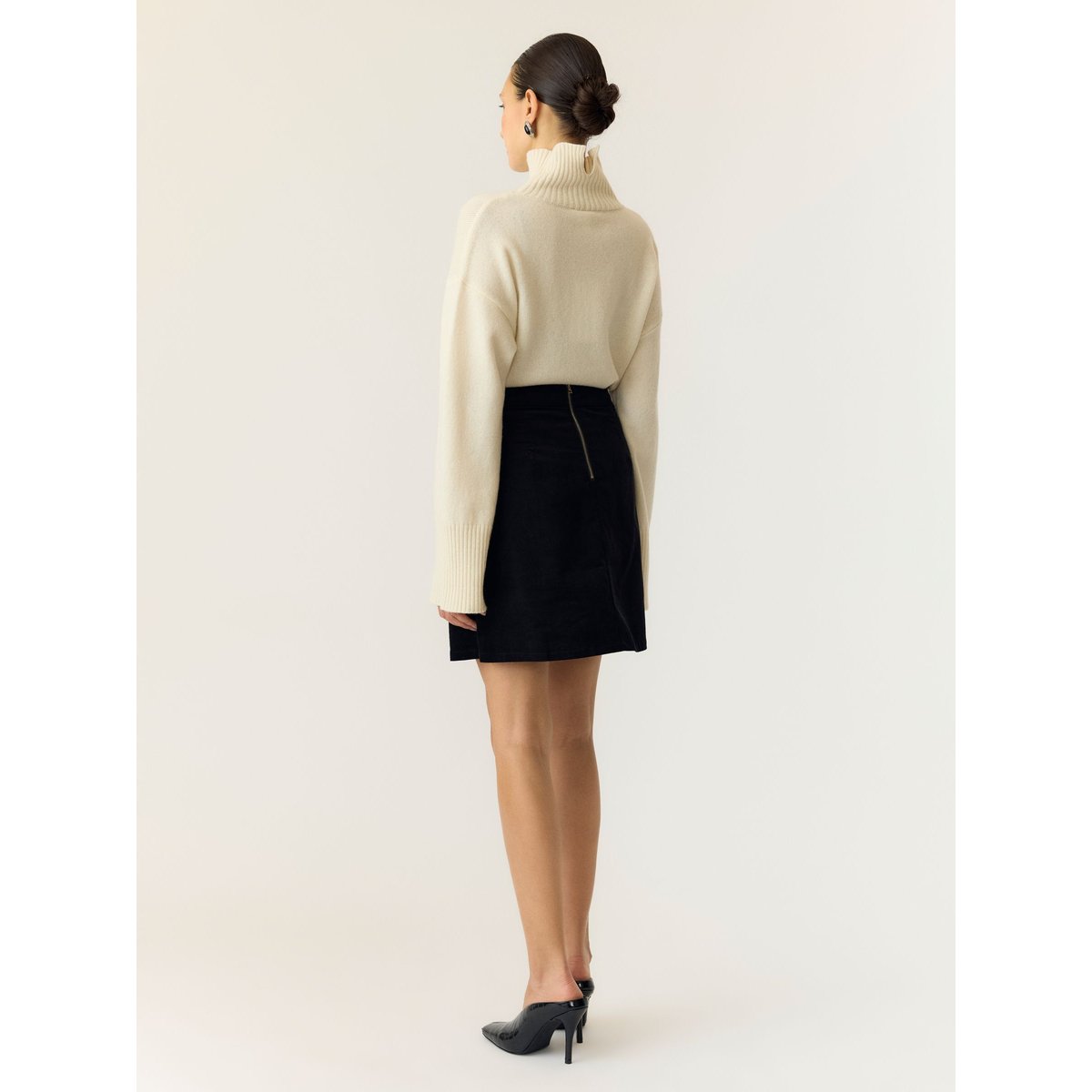 Mini-Jupe noir - black1, YAS