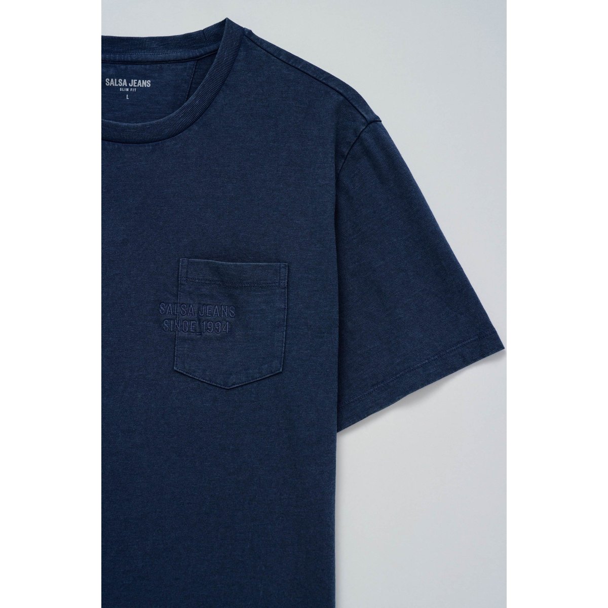 T-SHIRT AVEC LOGO vert kaki, SALSA JEANS