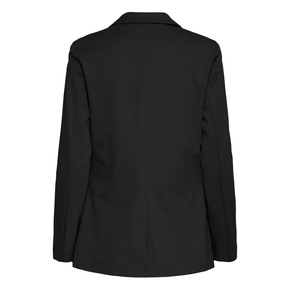 Blazer coupe droite, manches longues, col tailleur noir, ICHI