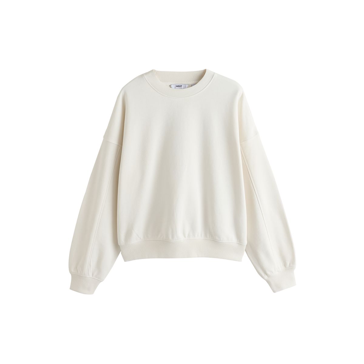 Sweatshirt de cou d'équipage écru, NEXT