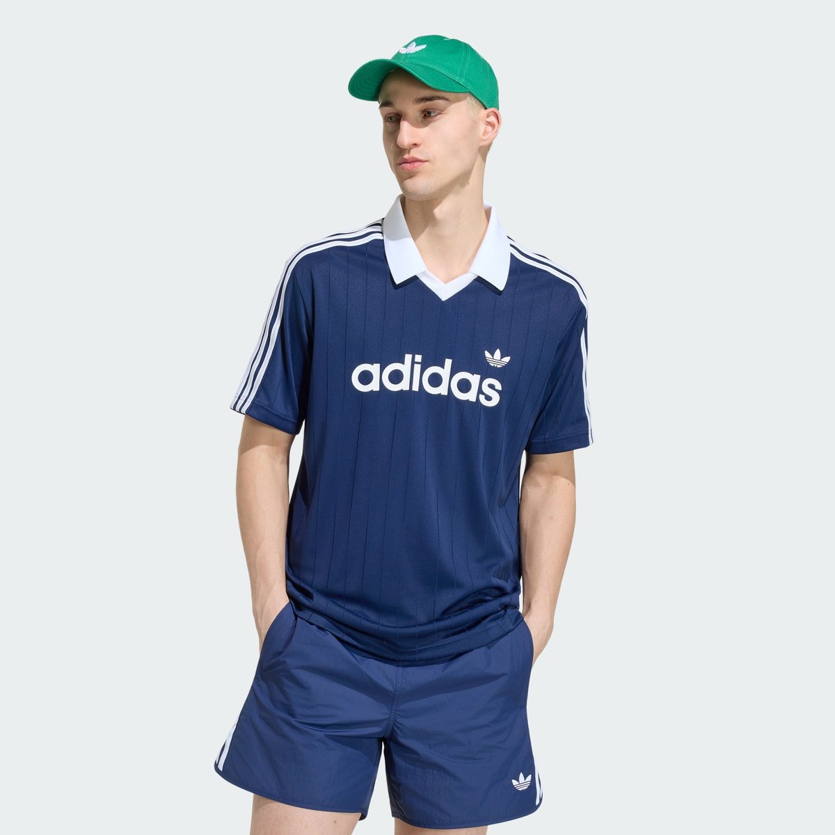 Maillot Maille Drop Needle Maillot Maille Drop Needle night indigo / white, adidas Originals