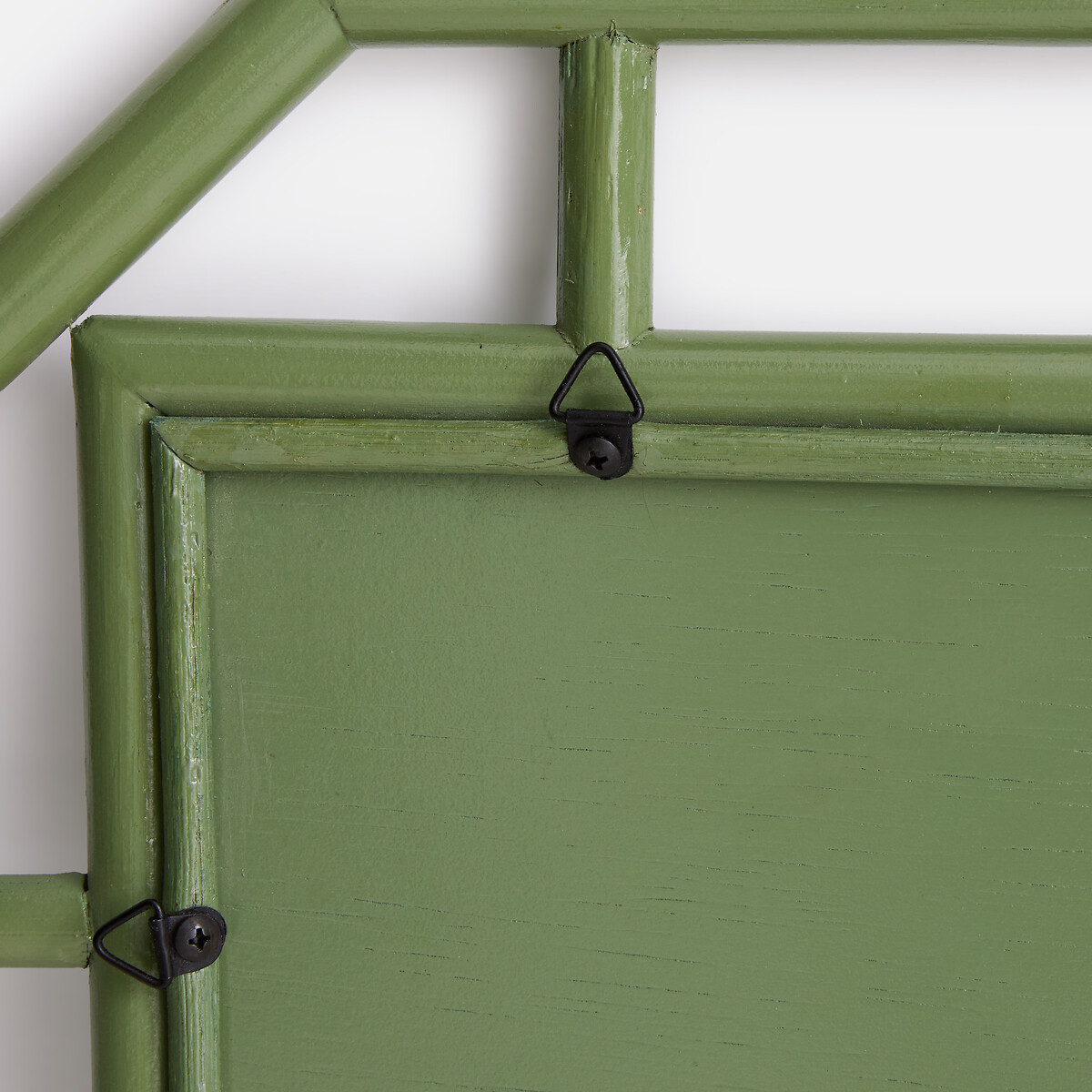 Romia lacquered rattan mirror, 50 x 60cm green, LA REDOUTE INTERIEURS