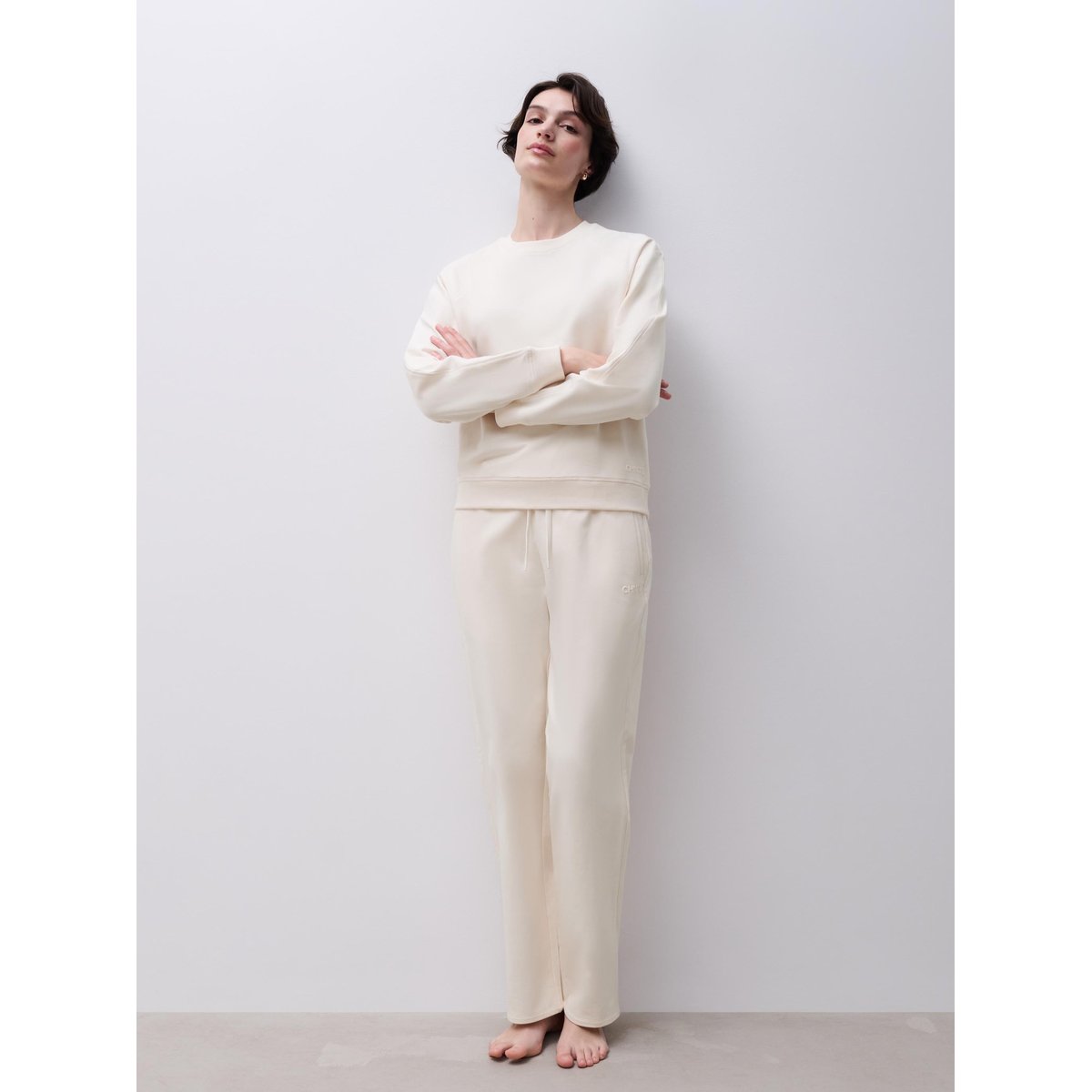 Sweat CHNTL cream pink, CHANTELLE