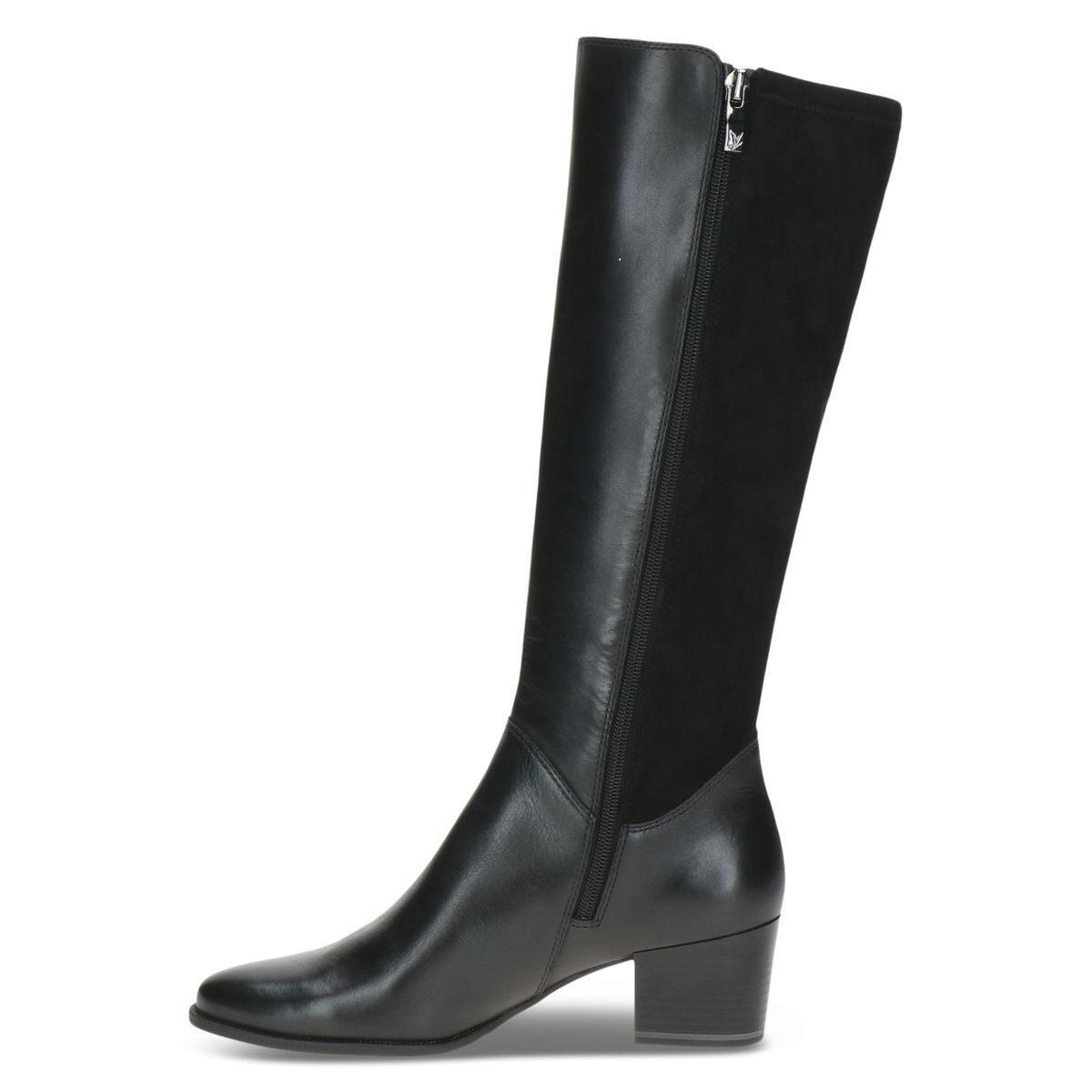 Bottes en cuir noir zèbre, CAPRICE
