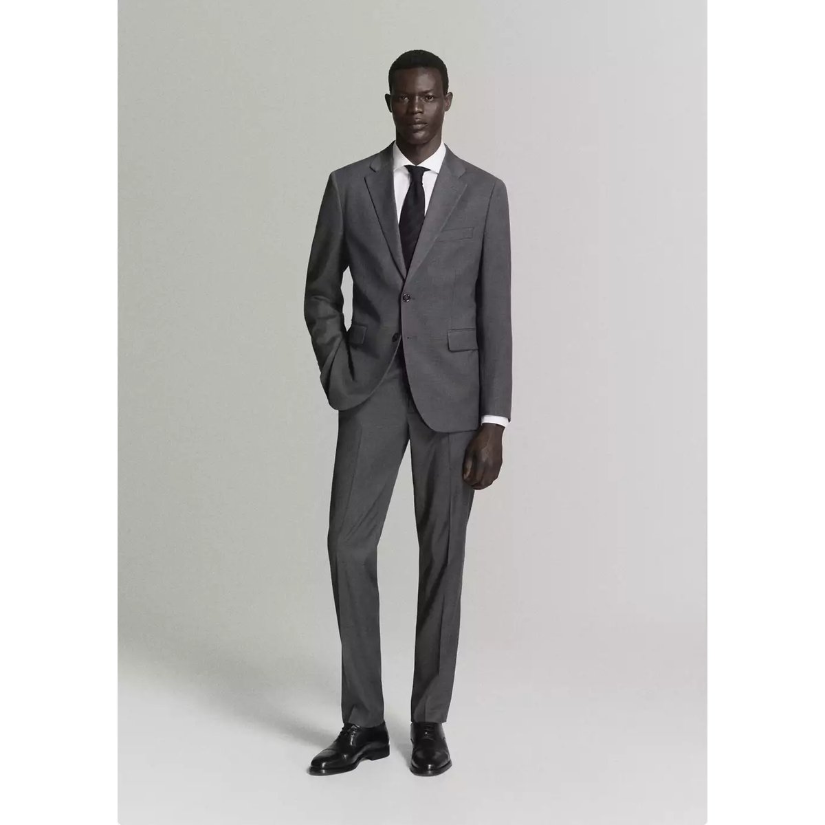 Veste costume Milán slim-fit gris, MANGO MAN
