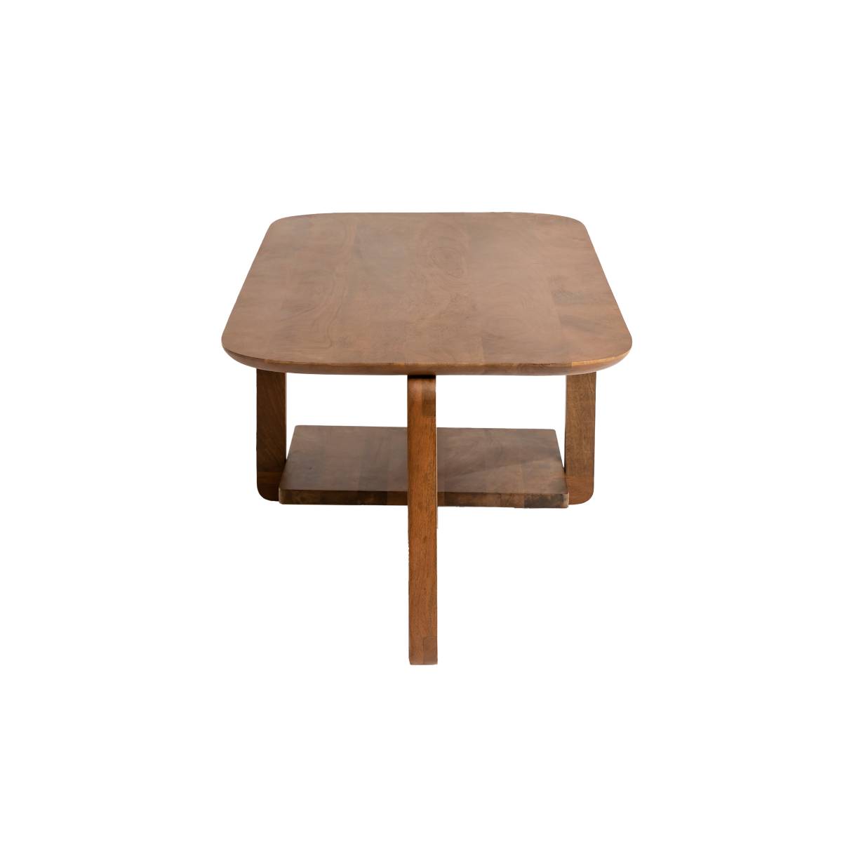 Table basse en bois de manguier ZOLA bois foncé, MADE IN MEUBLES