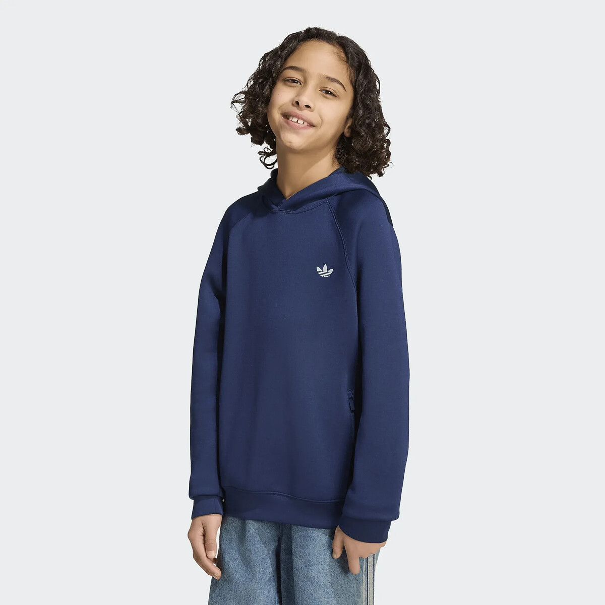 Sweat à capuche, ESSENTIALS bleu marine, adidas Originals