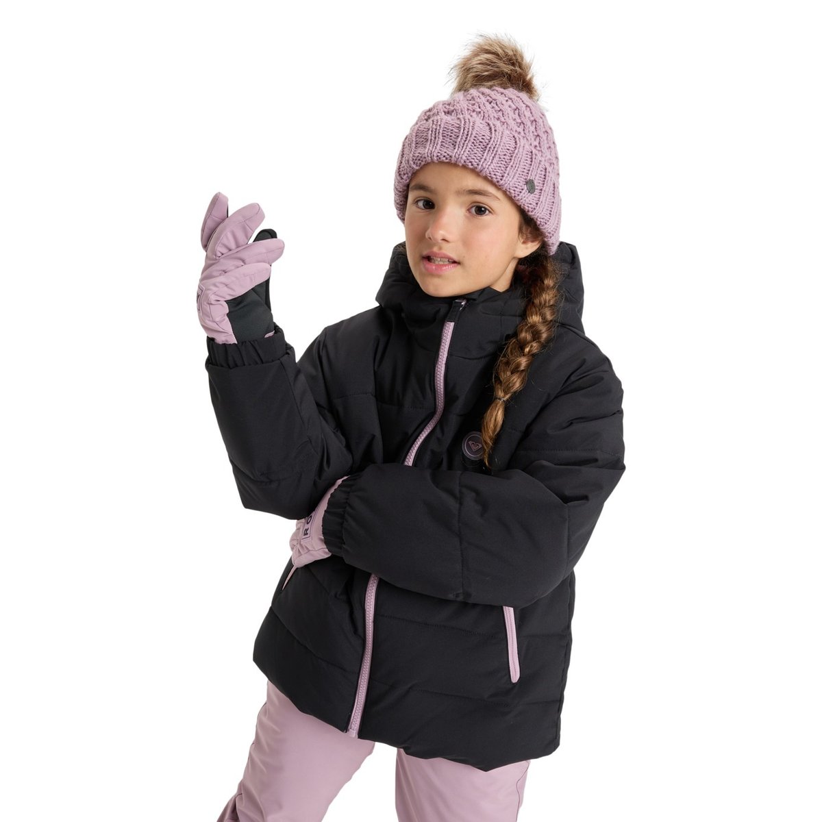 Veste de snow technique SNOWYHILL PUFFY. noir true black, ROXY